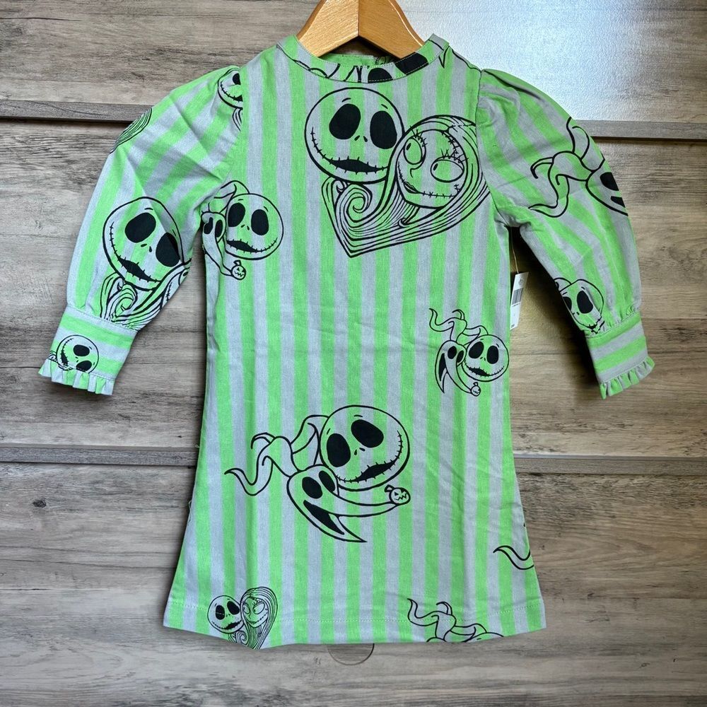 Disney Girls 2T Nightmare Before Christmas Jack Skellington Dress Halloween